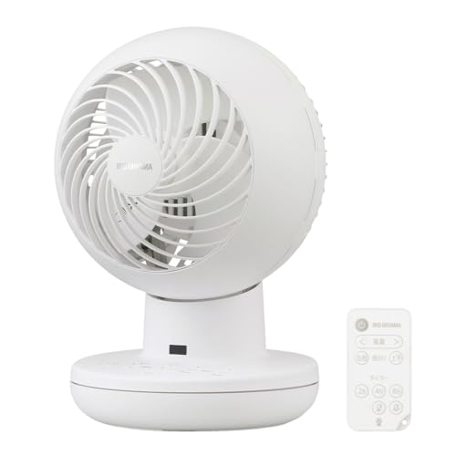 【節電打つ手】アイリスオーヤマ サーキュレーター 静音 DC原動機 22畳 上下決定付ける首商い口 遠隔操作付 お取りつくろう飾り気のない 豪然たる送風 パウダーコンパクト