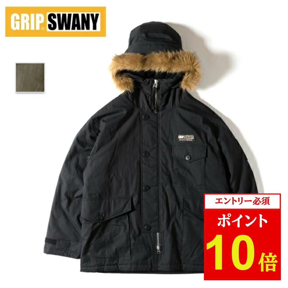 GRIP SWANY ブラック ロングコート グリップスワニー GSファーコート ブラック XL GSJ-92 - メルカリ