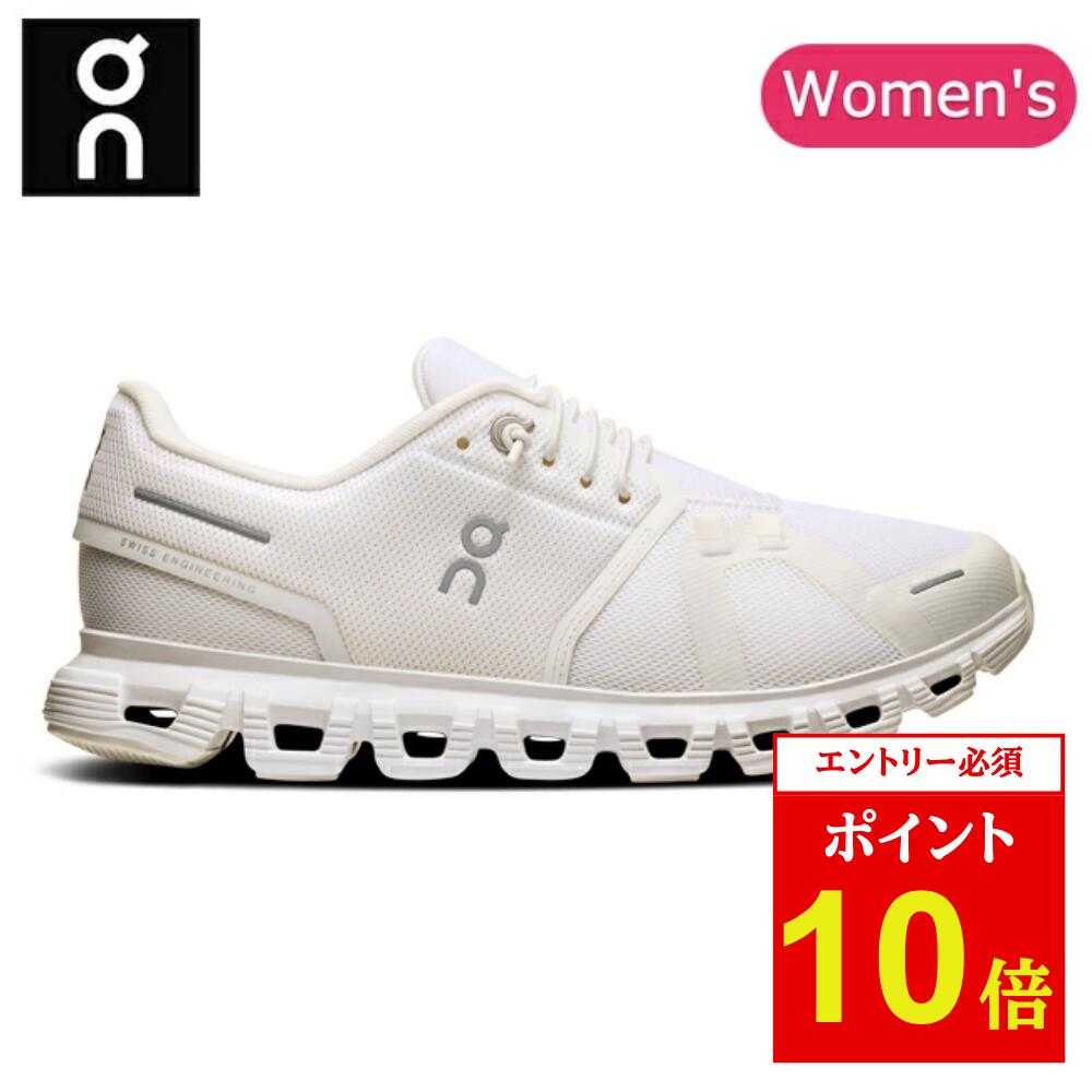 【エントリーでP10倍★4日20:00-10日01:59まで】【初回サイズ交換送料無料】On オン Cloud 6 クラウド6 White/White 3WF10061200 【 靴 スニーカー レディース ウィメンズ シューズ アウトドア 】 【SS2506O】