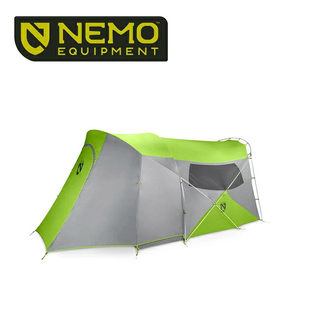 【エントリーでP10倍★7/19 20:00-7/26 01:59まで】NEMO Equipment ニーモ・イクイップメント ワゴントップ6P グリーン NM-WGT-6P-GN 【 6人用 テント アウトドア キャンプ オールシーズン 】｜SNB-SHOP