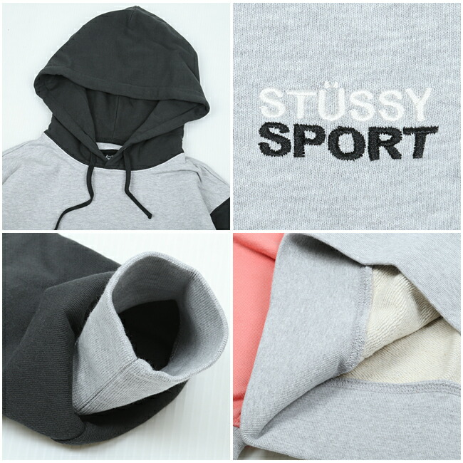 stussy sport hoodie