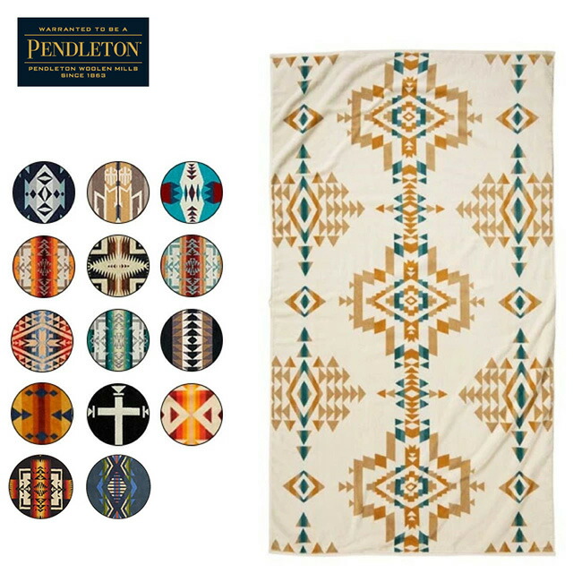 【エントリーでP10倍★14日20:00-17日09:59まで】PENDLETON ペンドルトン ジャガードバスタオルオーバーサイズ 19373185/XB233 【 タオルケット アウトドア レジャー おしゃれ 】