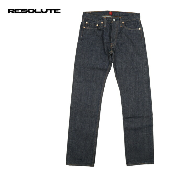 【交換送料無料】RESOLUTE リゾルト 713 W26～34 ワンウォッシュ【アウトドア/パンツ/デニム/ジーパン/ジーンズ/メンズ】