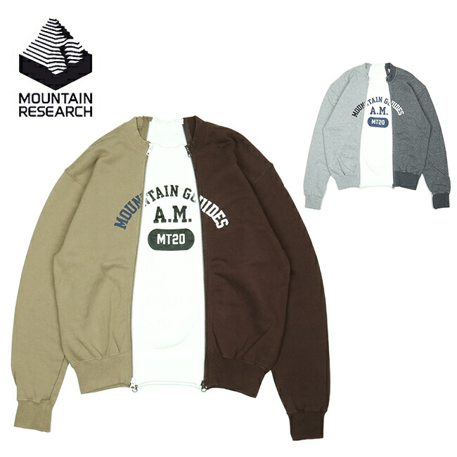 Mountain Research マウンテンリサーチ 4 ZIP CREW ジップクルー MTR3234 【 スウェット トレーナー トップス 】