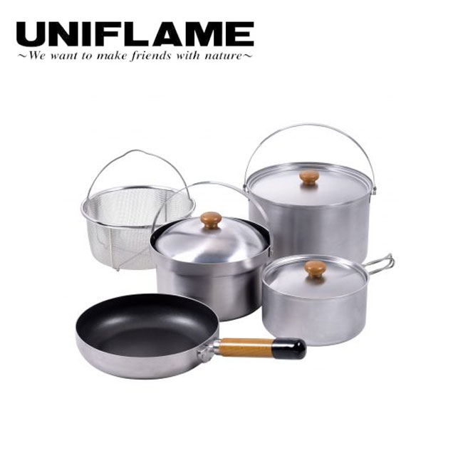 UNIFLAME ユニフレーム fan5DX クラッドプラス 660249 【 4～5人 調理器 IH可 アウトドア キャンプ バーベキュー セット クッカー 】