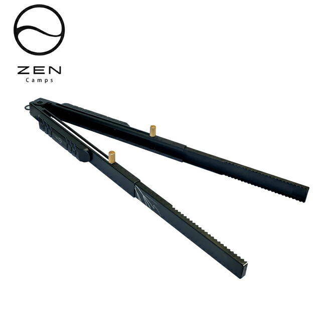 楽天市場】ゼンキャンプス 火バサミ兼トング シルバー UW-ZB3Q-XZDH