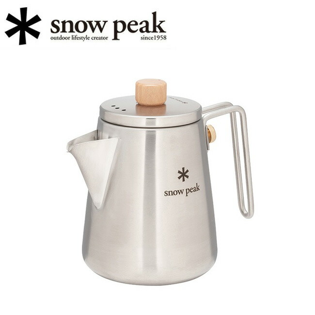 【エントリーでP10倍★4日20:00-10日01:59まで】Snow Peak スノーピーク フィールドバリスタ ケトル CS-115R 【 やかん ステンレス カフェ コーヒー コンパクト アウトドア キャンプ 】