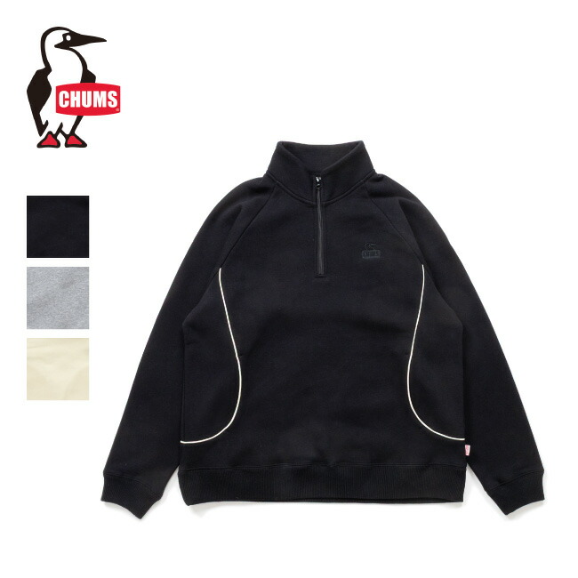 【エントリーでP10倍★4日20:00-10日01:59まで】CHUMS チャムス Myton Piping Half Zip Top マイトンパイピングハーフジップトップ CH00-1513 【 トップス 長袖 トレーナー プルオーバー キャンプ アウトドア 】