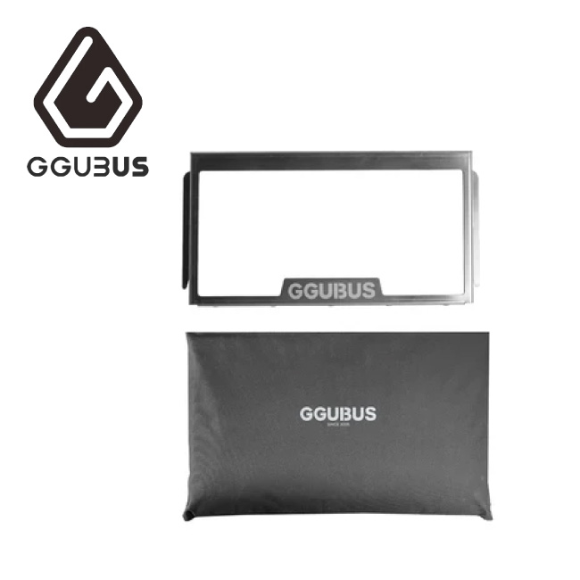 【エントリーでP10倍★4日20:00-10日01:59まで】GGUBUS クバス Full Stainless Dual Stove専用ガラスパネル(XL) 【 オプション 焚火 BBQ バーベキュー キャンプ アウトドア パーツ 】