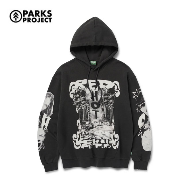 PARKS PROJECT パークスプロジェクト Natives Hoodie ネイティブフーディー Vintage Black PP808005 【 トップス 長袖 パーカー フーディー プルオーバー アウトドア 】｜SNB-SHOP