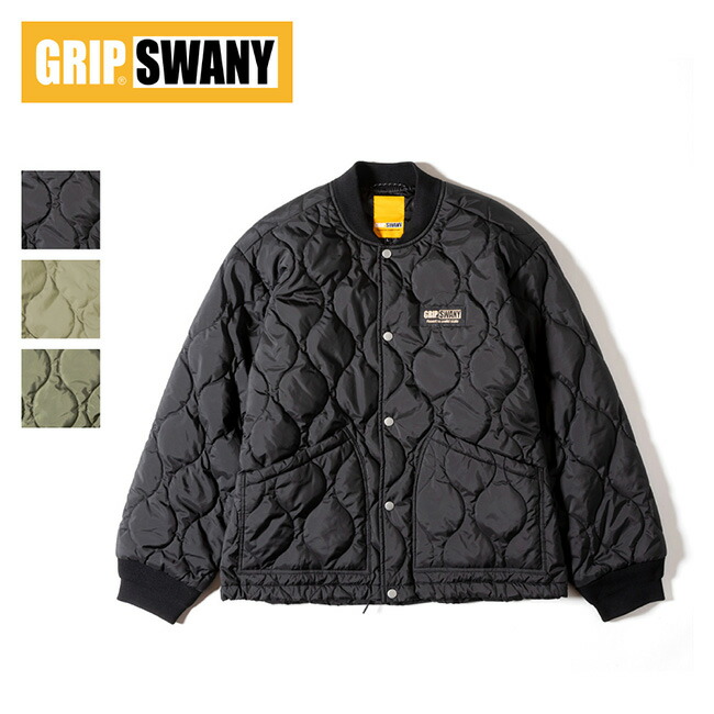 GRIP SWANY グリップスワニー WATER REPELLENT QUILTING BLOUSON ウォーターレペレントキルティングブルゾン GSMJ-054 【 アウター 防寒 キャンプ アウトドア 撥水 】