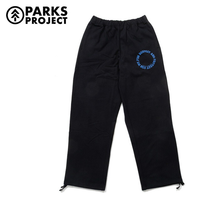 PARKS PROJECT パークスプロジェクト Mt.FUJI No.4 Sweat Pants マウントフジナンバー4スウェットパンツ Black 212510001 【 ボトムス ロングパンツ スエット メンズ ズボン アウトドア セットアップ 】