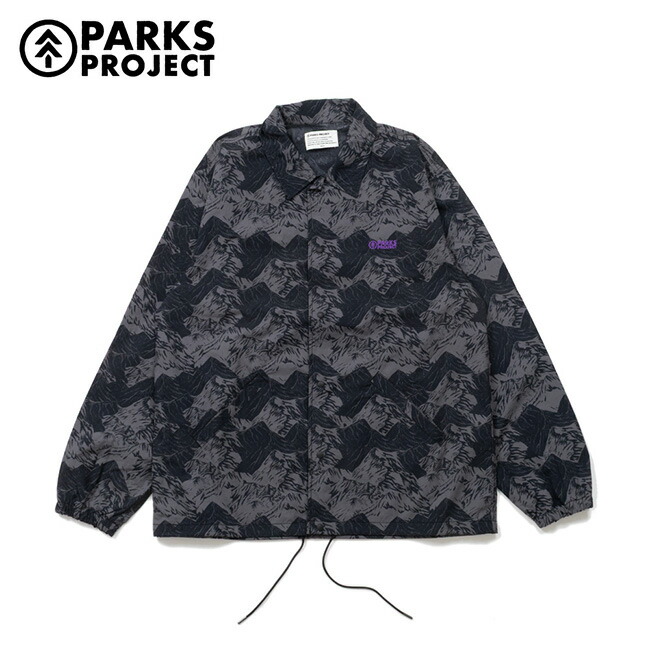 【エントリーでP10倍★14日20:00-17日09:59まで】PARKS PROJECT パークスプロジェクト ALASKA Coach Jacket アラスカコーチジャケット Black 192509001 【 アウター 長袖 アウトドア 】