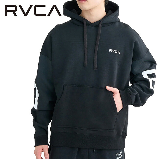 【エントリーでP10倍★14日20:00-17日09:59まで】RVCA ルーカ BACK SIDE ARCH RVCA HD バックサイドアーチルーカフーディー BF042015 【 トップス オーバーサイズシルエット 長袖 起毛 フーディ パーカー パーカ プルオーバー 】