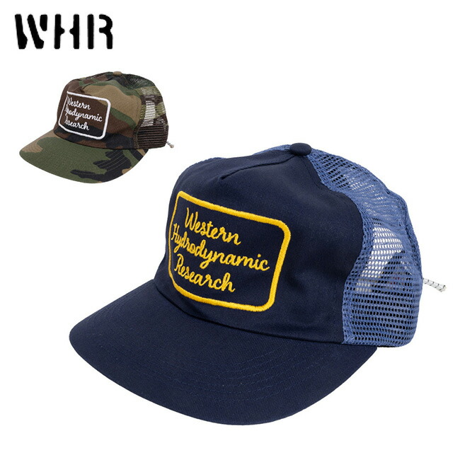 WHR ダブルエイチアール SCRIPT TRUCKER スクリプトトラッカー WHR-SCTR-25FW 【 帽子 日除け キャップ キャンプ アウトドア 】