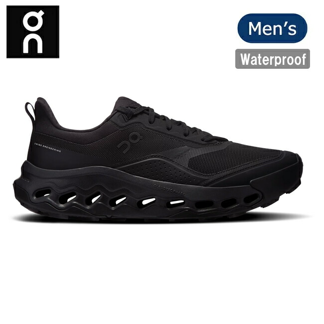 【エントリーでP10倍★14日20:00-17日09:59まで】On オン Cloudhorizon 2 Waterproof クラウドホライズン2ウォータープルーフ Black/Black 3MG10211043 【 靴 スニーカー シューズ メンズ 防水 ハイキング トレイル アウトドア 】