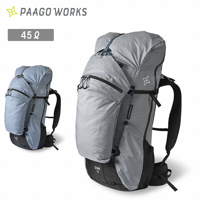 【エントリーでP10倍★7/19 20:00-7/26 01:59まで】PaaGo WORKS パーゴワークス ゼン45 HP601 【 リュック バックパック 登山 アウトドア 】|SNB-SHOP