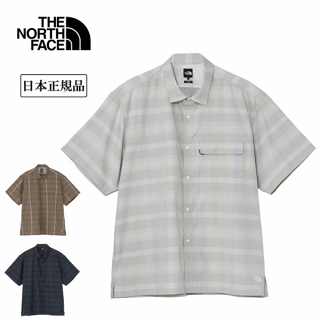 【エントリーでP10倍★7/19 20:00-7/26 01:59まで】THE NORTH FACE ザ・ノース・フェイス S/S Bould Check Shirt ショートスリーブボルドチェックシャツ NR22630 【 トップス 半袖 接触冷感 速乾 フェス タウンユース キャンプ アウトドア 日本正規品 】｜SNB-SHOP