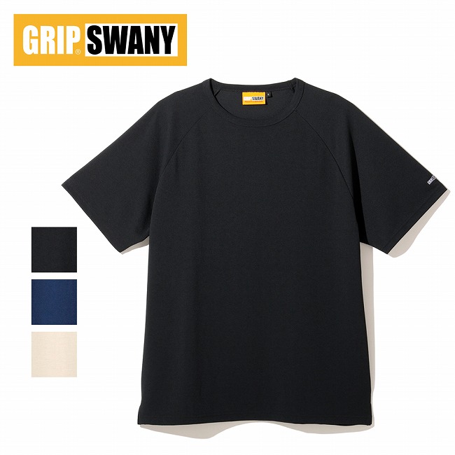 【エントリーでP10倍★4日20:00-10日01:59まで】GRIP SWANY グリップスワニー VERSATILE PIQUE TEE バーサタイルピケティー GSMCT-126 【 トップス Tシャツ 半袖 UVカット 吸水 速乾 キャンプ アウトドア 】【メール便・代引不可】