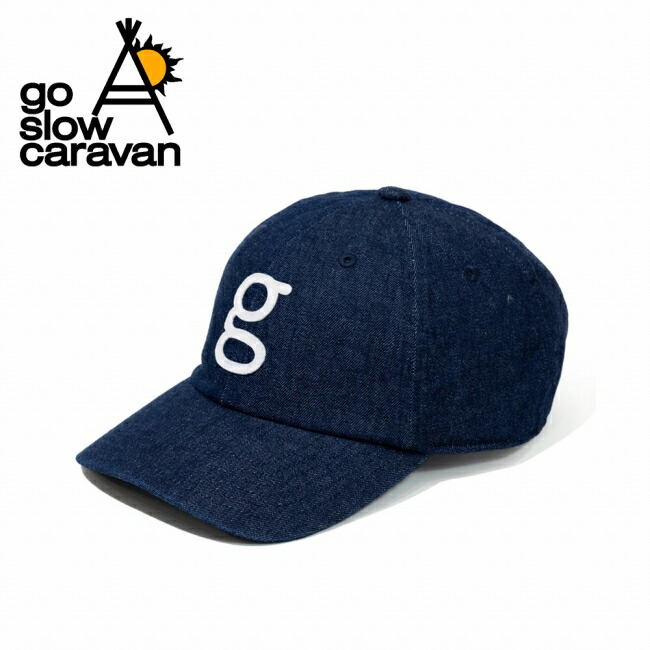 go slow caravan ゴースローキャラバン gワッペンデニム BBキャップ 369101 【 帽子 ベースボールキャップ コットン 綿 日除け 吸汗 速乾 アウトドア 】