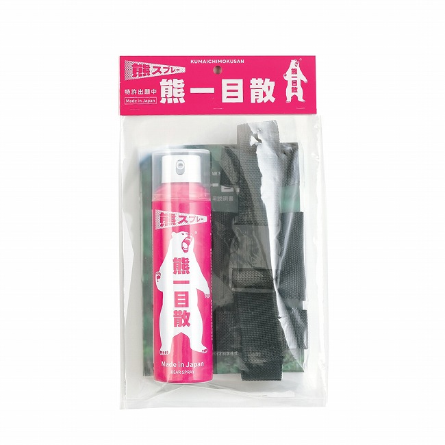 TIEMCO ティムコ 熊スプレー 熊一目散 ホルダー付き 【 ベアスプレー 熊よけ 熊撃退 キャンプ アウトドア 登山 ハイキング トレッキング 狩猟 釣り ゴルフ サイクリング キノコ狩り 】｜SNB-SHOP