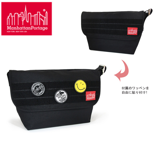 日本正規品 オンライン激安 ジャケット 数量限定モデル チャムス マンハッタンポーテージ Manhattanportage Emblems Bag Emblem Of Smiley Face Vintage Messenger Bag Lサイズ Mp1607vhle カバン メッセンジャーバッグ ショルダーバッグ 通勤 通学