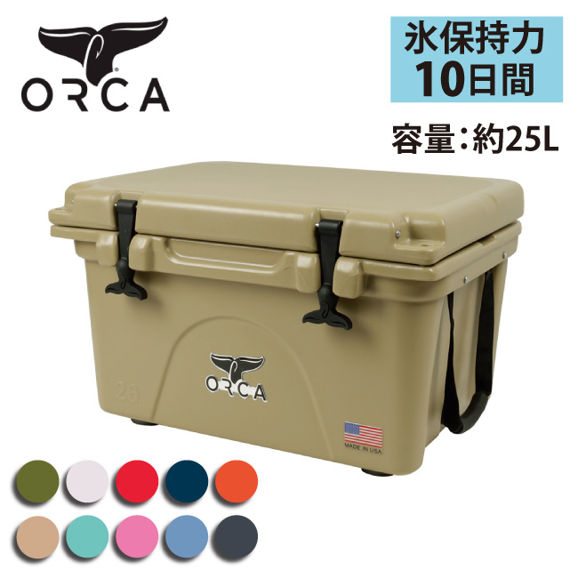 ご注意ください ORCA オルカ Black 26Quart Cooler ブラック日本正規品