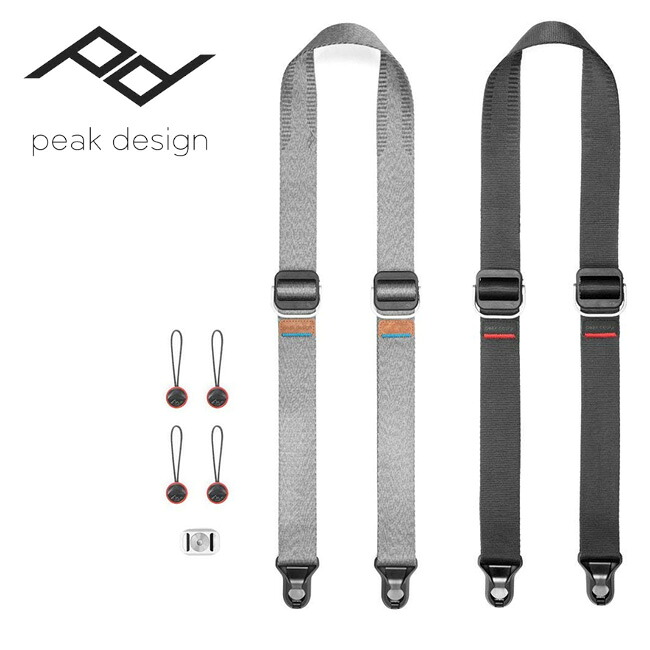 【エントリーでP10倍★7/19 20:00-7/26 01:59まで】Peak Design ピークデザイン スライドライト Slide Lite SLL-BK-3/SLL-AS-3 【 スリングストラップ ショルダーストラップ ネックストラップ カメラアクセサリー 一眼レフ カメラ 】｜SNB-SHOP