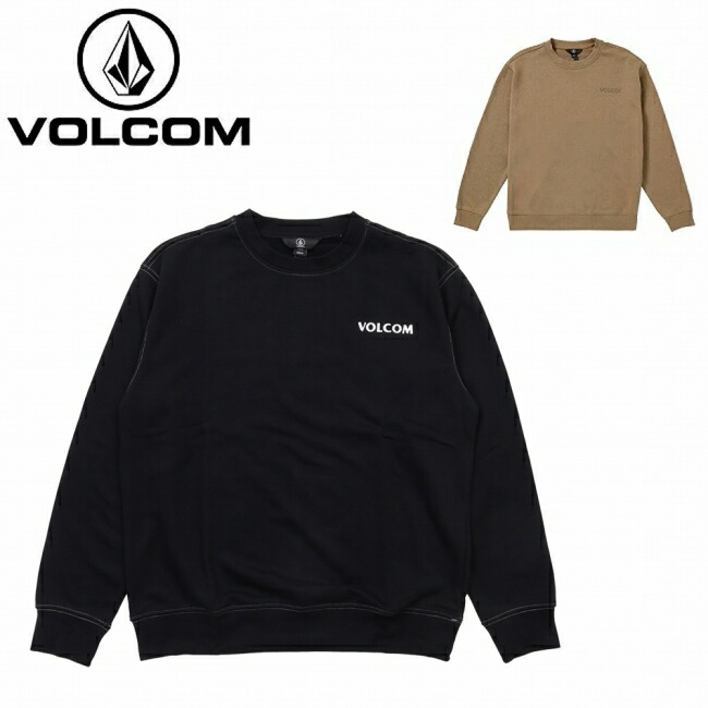 楽天市場】VOLCOM ボルコム Allostone Crew Sweatshirt - Black 送料