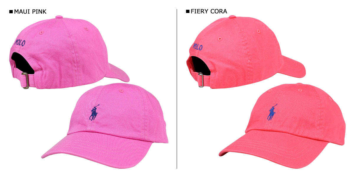 pink polo hat