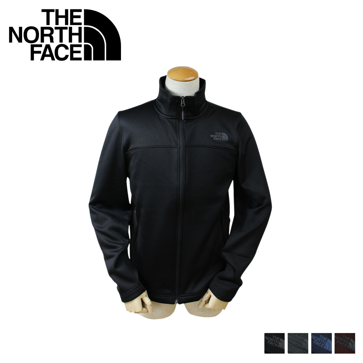 the north face men's fleece zip up