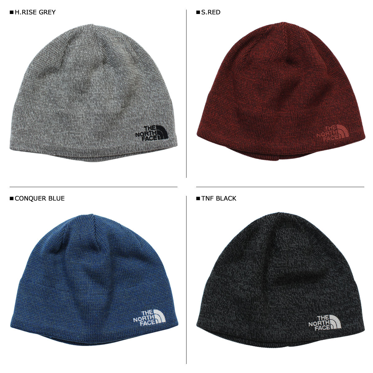 north face red beanie hat