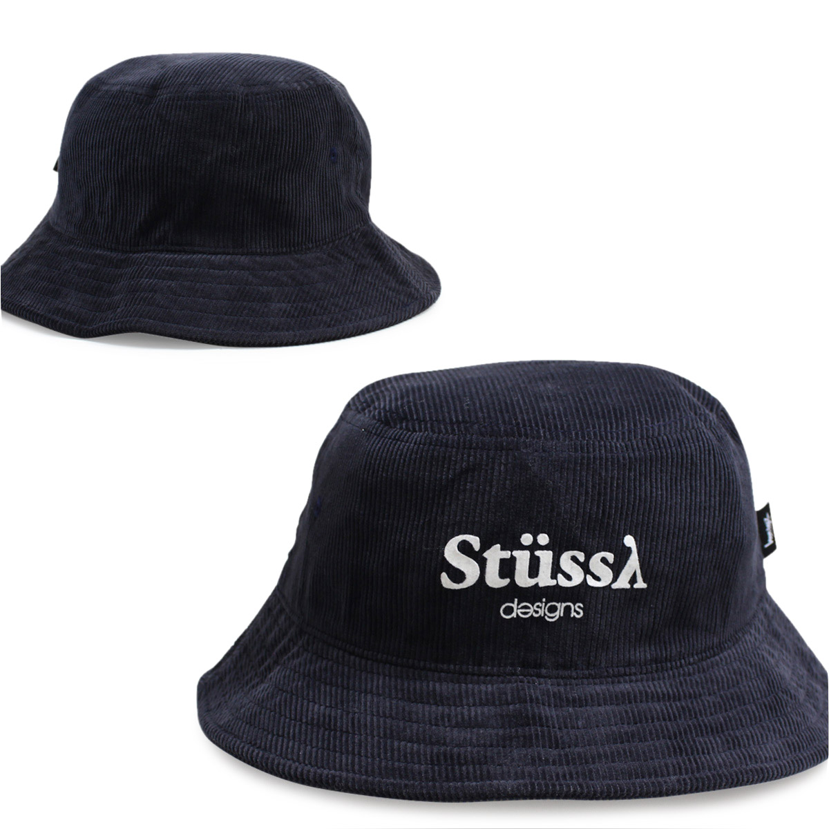 STUSSY FAIRISLE BUCKET HAT BLACK 22fw - 帽子