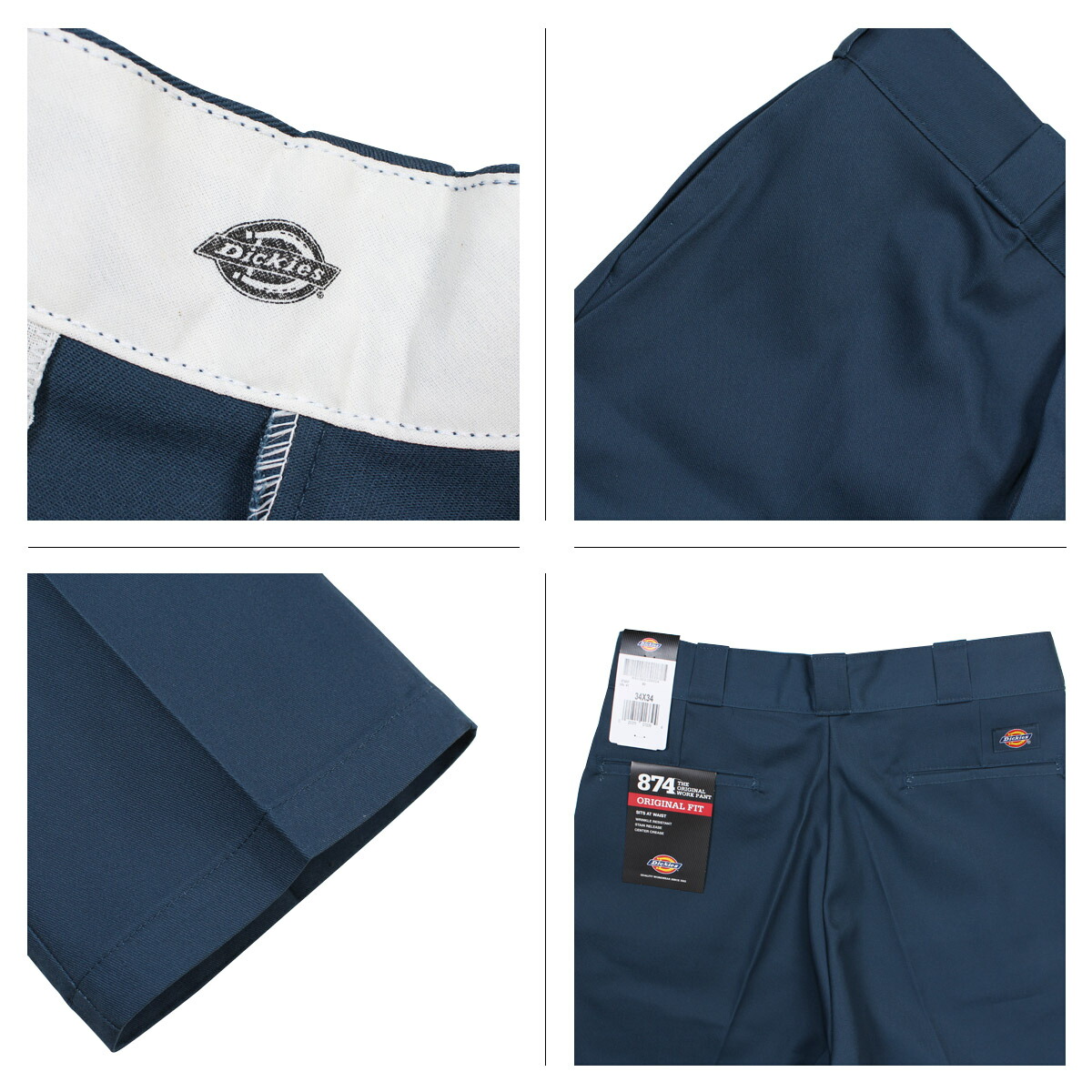 dickies 874工作裤卡其色系短裤dickies下裆28/32/34男子的[11/24新