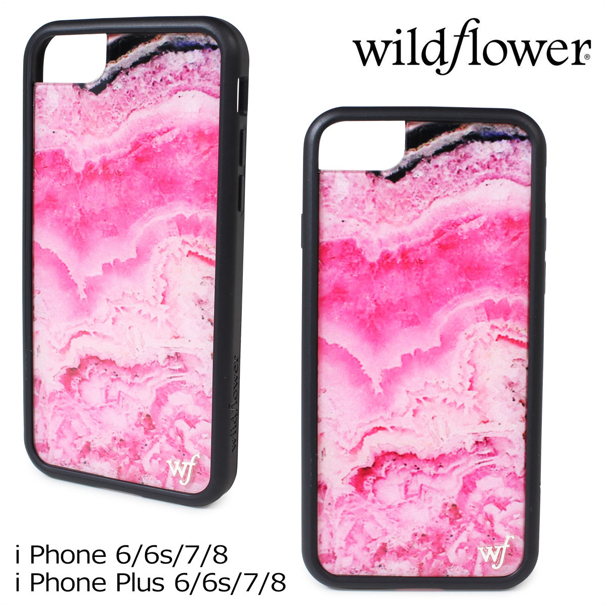 楽天市場 Wildflower Iphone8 7 Iphone 6 6s ワイルドフラワー ケース Plus スマホ アイフォン レディース マーブル ピンク Pcry ネコポス可 Goods Lab