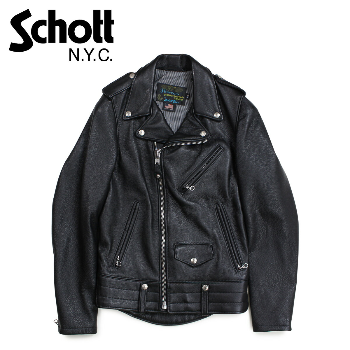 定番キャンバス ショット Schott ジャケット ライダースジャケット