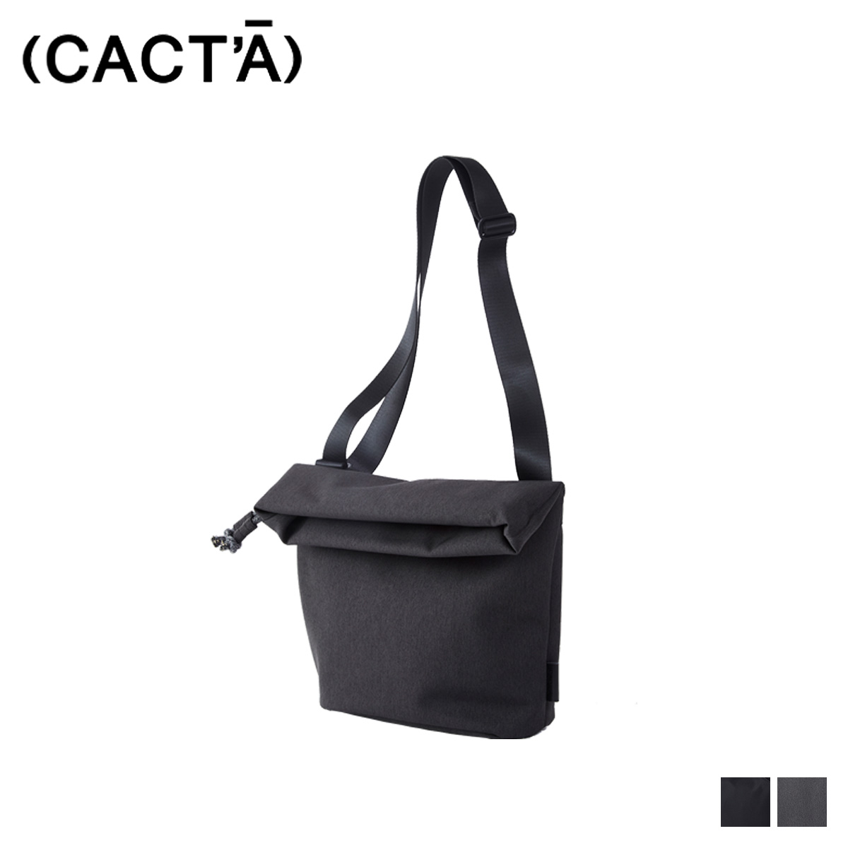 カクタ CACTA バッグ ショルダーバッグ メンズ レディース COLON DAILY SHOULDER ブラック グレー 黒 1004  お求めやすく価格改定