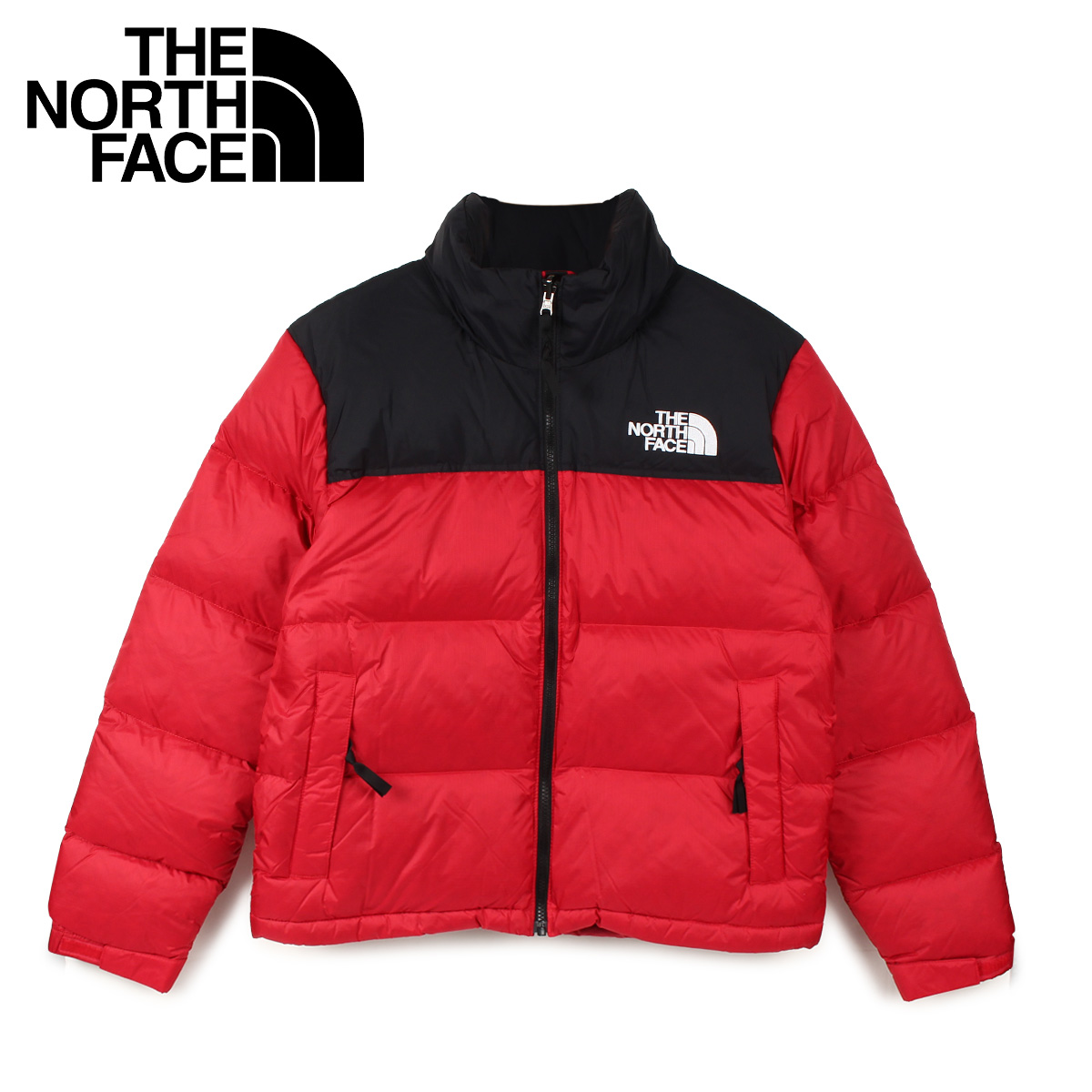 north face 1996 retro nuptse jacket red