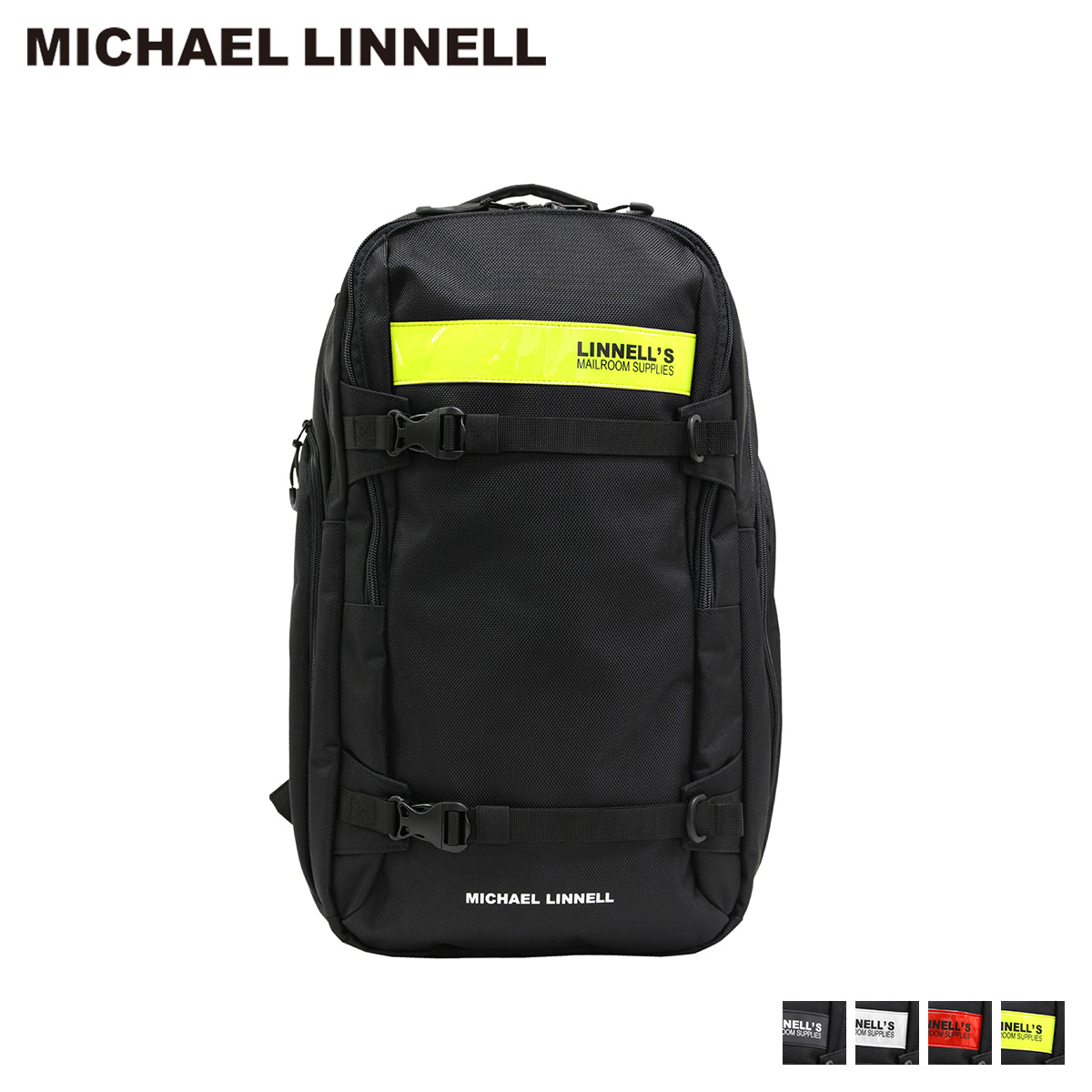 楽天市場 最大1000円offクーポン Michael Linnell 2flap Backpack マイケルリンネル リュック バッグ 29l メンズ レディース バックパック ブラック 黒 Ml 030 Goods Lab