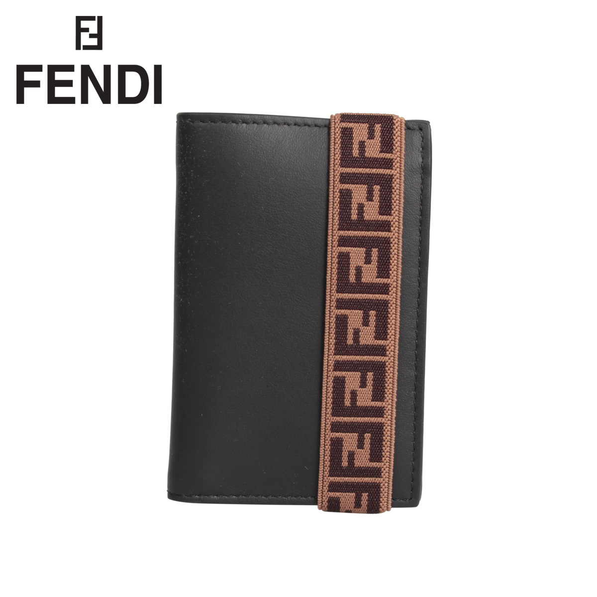 【楽天市場】フェンディ FENDI カードケース パスケース 名刺入れ メンズ CARD CASE ブラック 黒 7M0265 A8VC