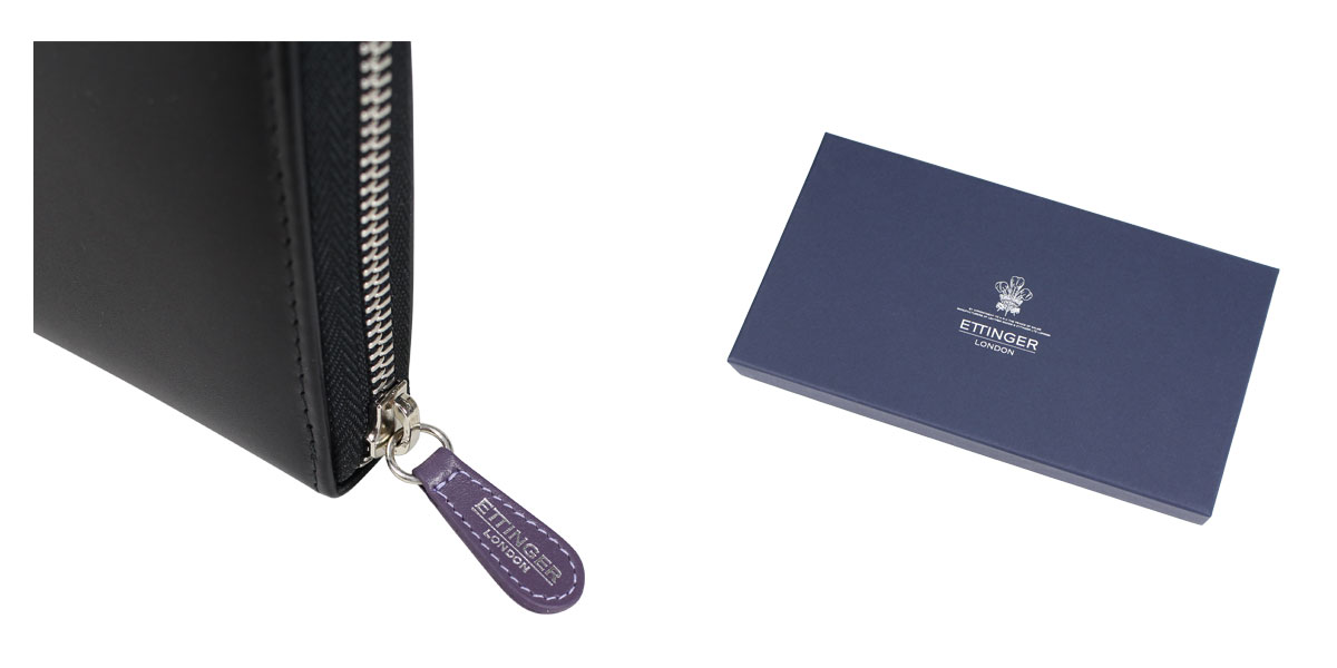 エッティンガー Ettinger Around Large Purse St51ejr Sterling Zip ブラック メンズ 本革 財布 長財布 売上実績no 1 財布