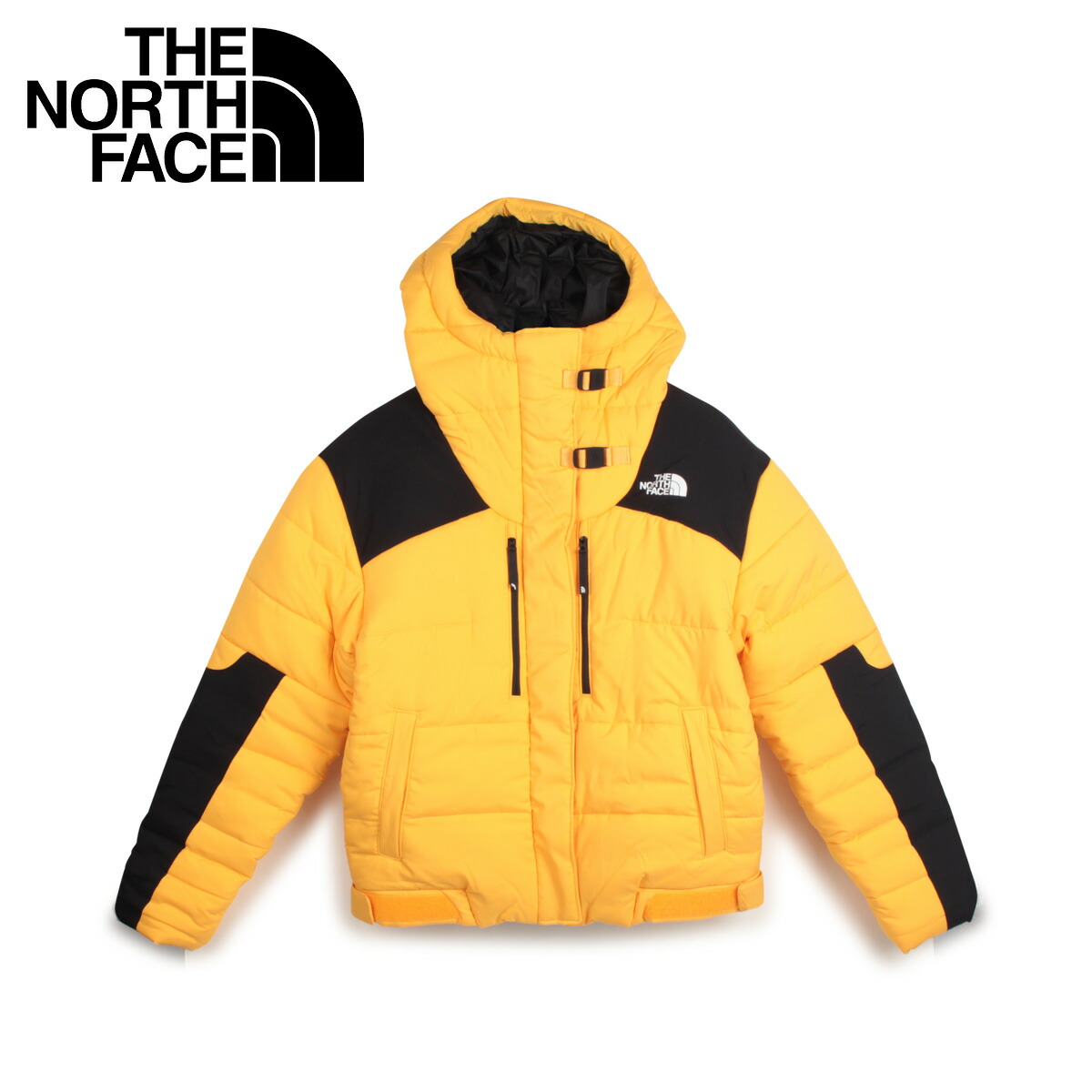 yellow puffer jacket north face