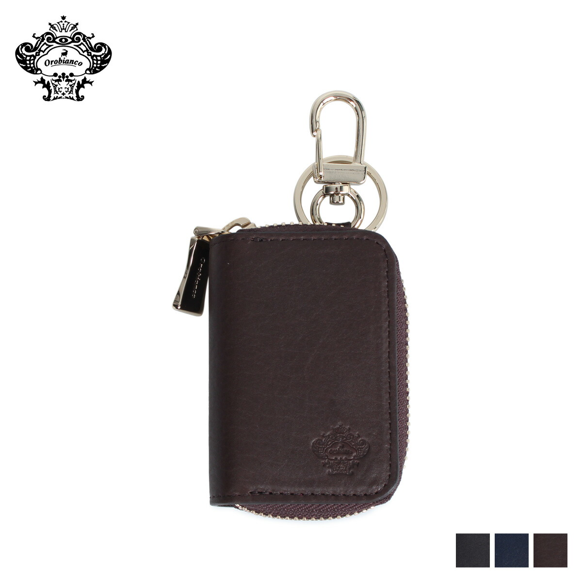 オロビアンコ Orobianco キーケース キーホルダー スマートキーケース メンズ KEY CASE ブラック ネイビー ダークブラウン 黒 ORS-040708