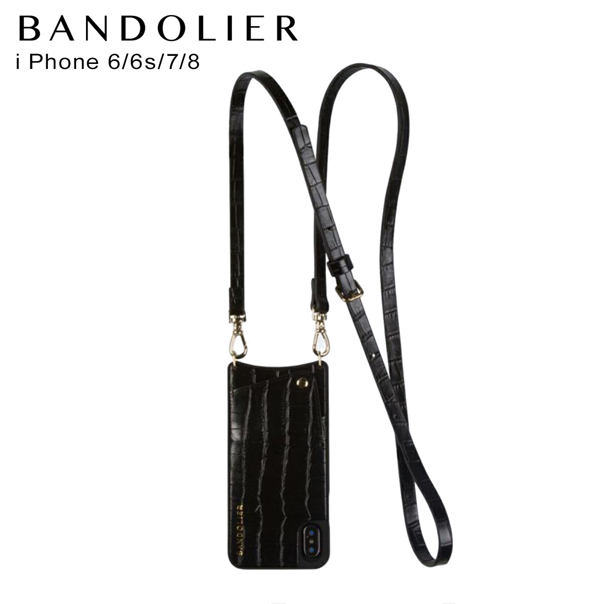 格安 Bandolier バンドリヤー Iphone Se Se2 8 7 6s 6 ケース スマホ 携帯 アイフォン レディース Emma Croc Black ブラック 黒 10emmw Rakuten Qallwahotels Com