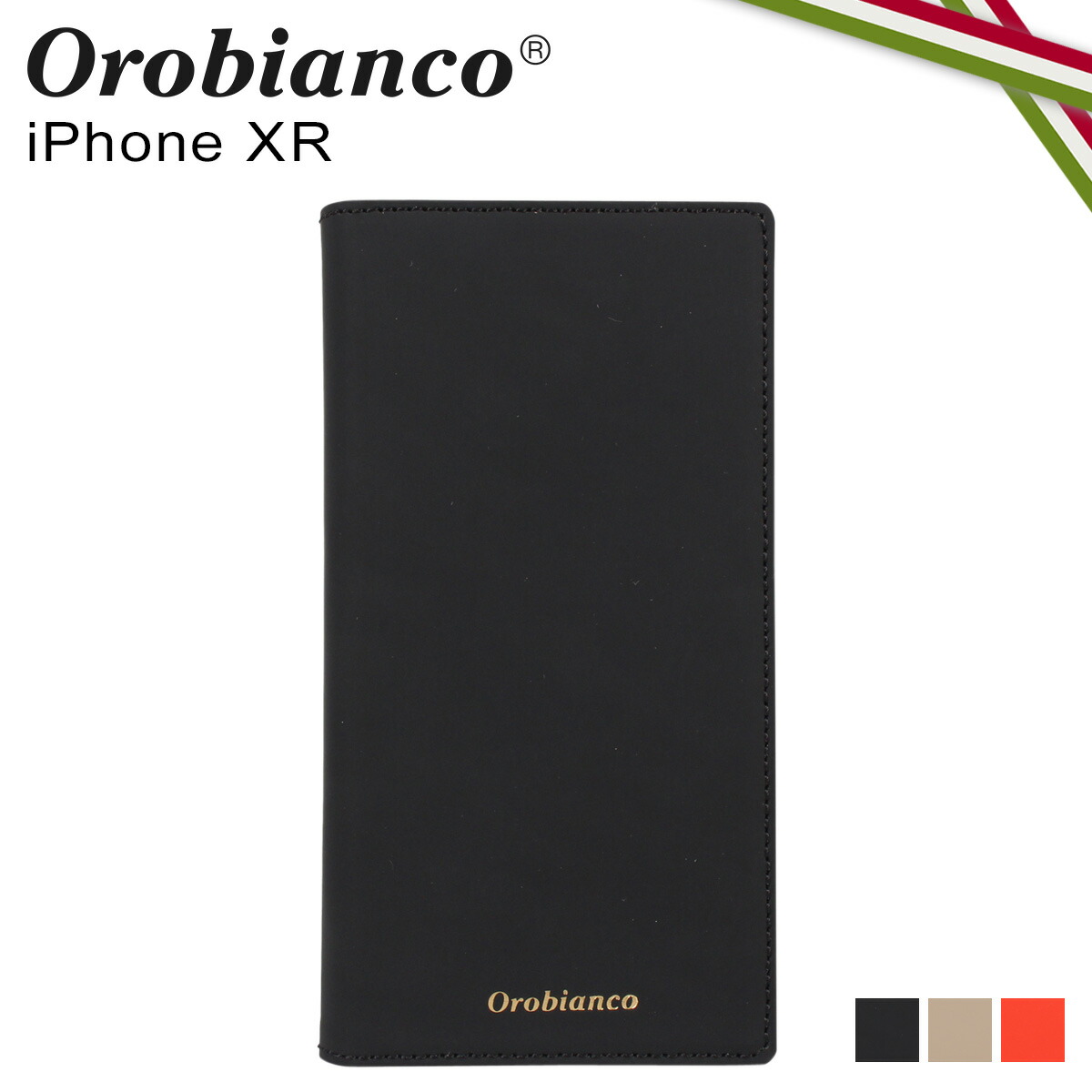 本店は 楽天市場 最大1000円offクーポン オロビアンコ Orobianco Iphonexr ケース スマホ 携帯 手帳型 アイフォン メンズ レディース Gomma Book Type Smartphone Case ブラック グレージュ オレンジ 黒 Orip 0007xr スニークオンラインショップ 第1位獲得