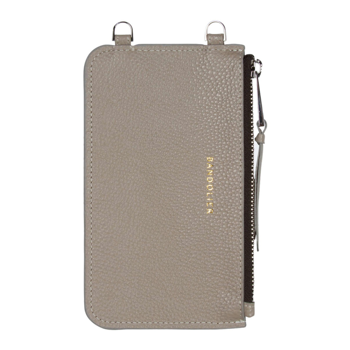 【最大1000円OFFクーポン】BANDOLIERバンドリヤーエマポーチスマホ携帯メンズレディースレザーEMMAGREGEPOUCHグレー20EMM