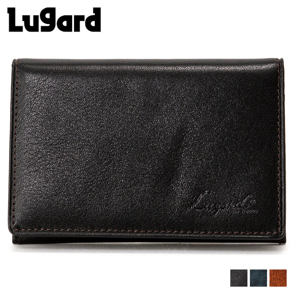 ラガード Lugard 青木鞄 名刺入れ カードケース 定期入れ G3 CARD CASE メンズ ジースリー ブラック ネイビー ブラウン 黒 5204