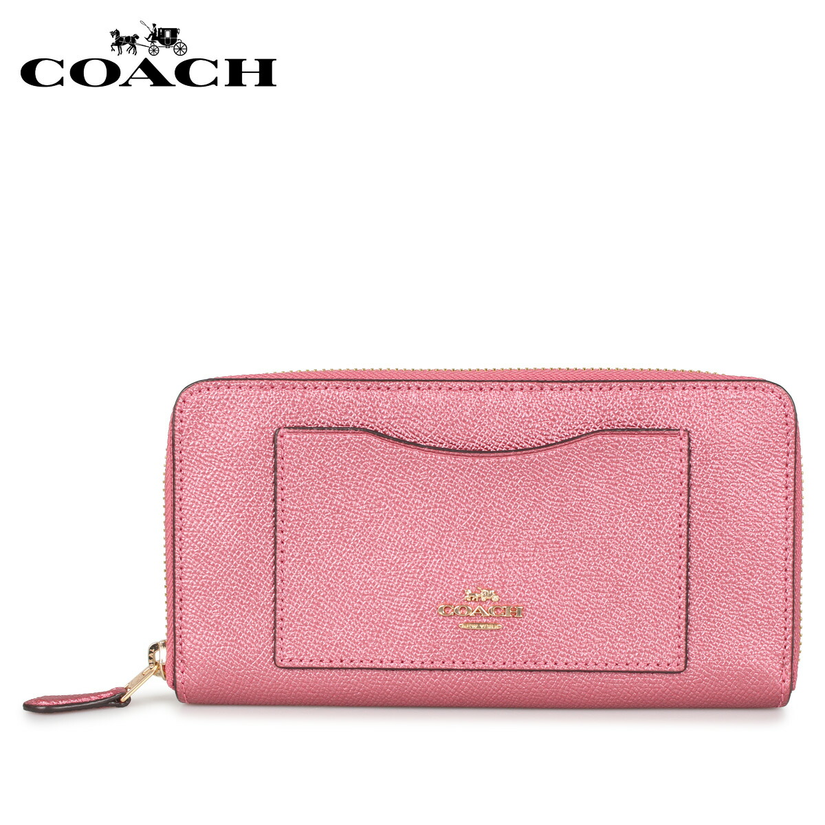 驚きの値段 最大1000円offクーポン コーチ Coach 財布 長財布 レディース ラウンドファスナー ピンク F 超激安 Www Escoteirospr Org Br