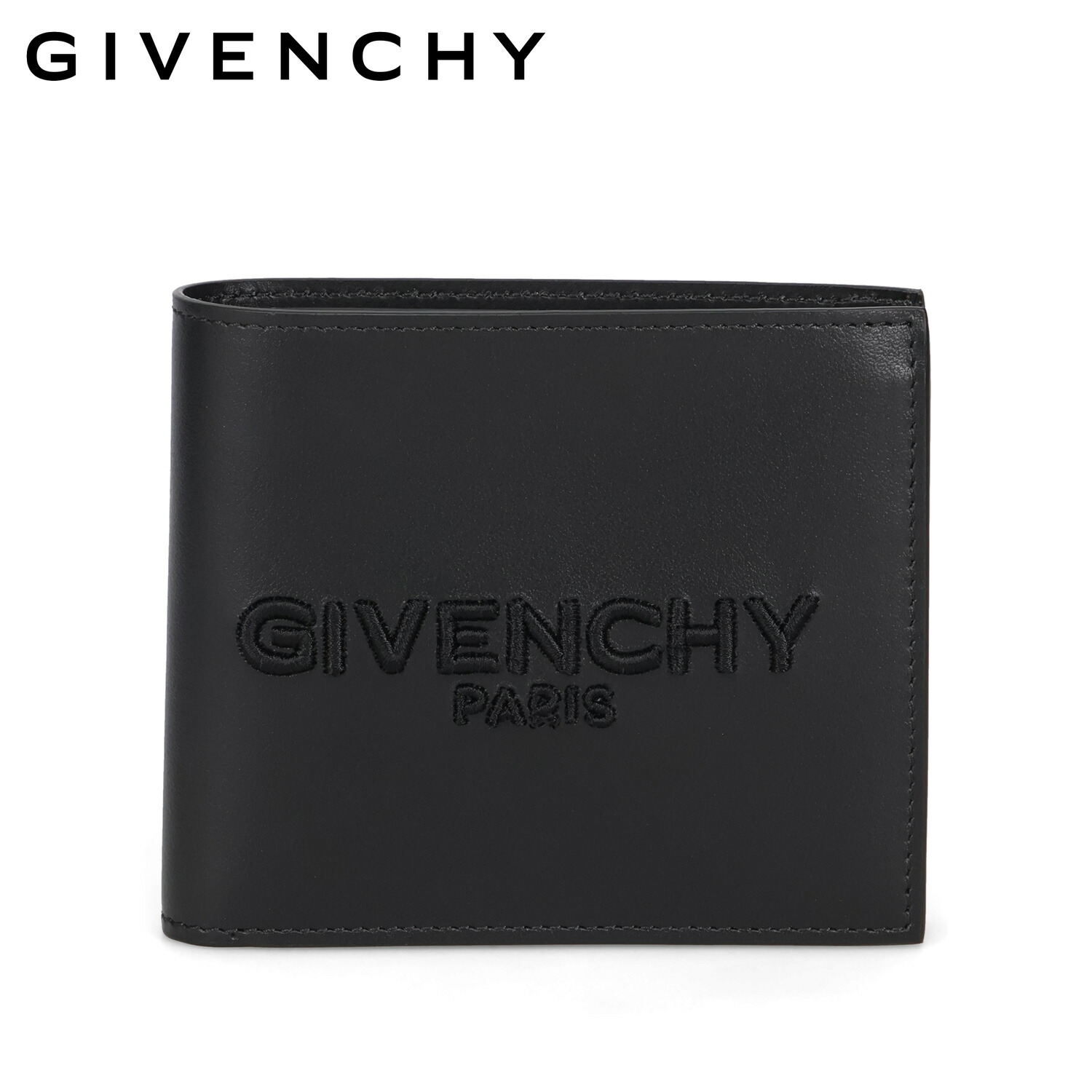 GIVENCHY　ジバンシー　二つ折り財布　黒　シンプル　未使用 GIVENCHY - ジバンシー GIVENCHY 二つ折り財布 メンズの通販 by