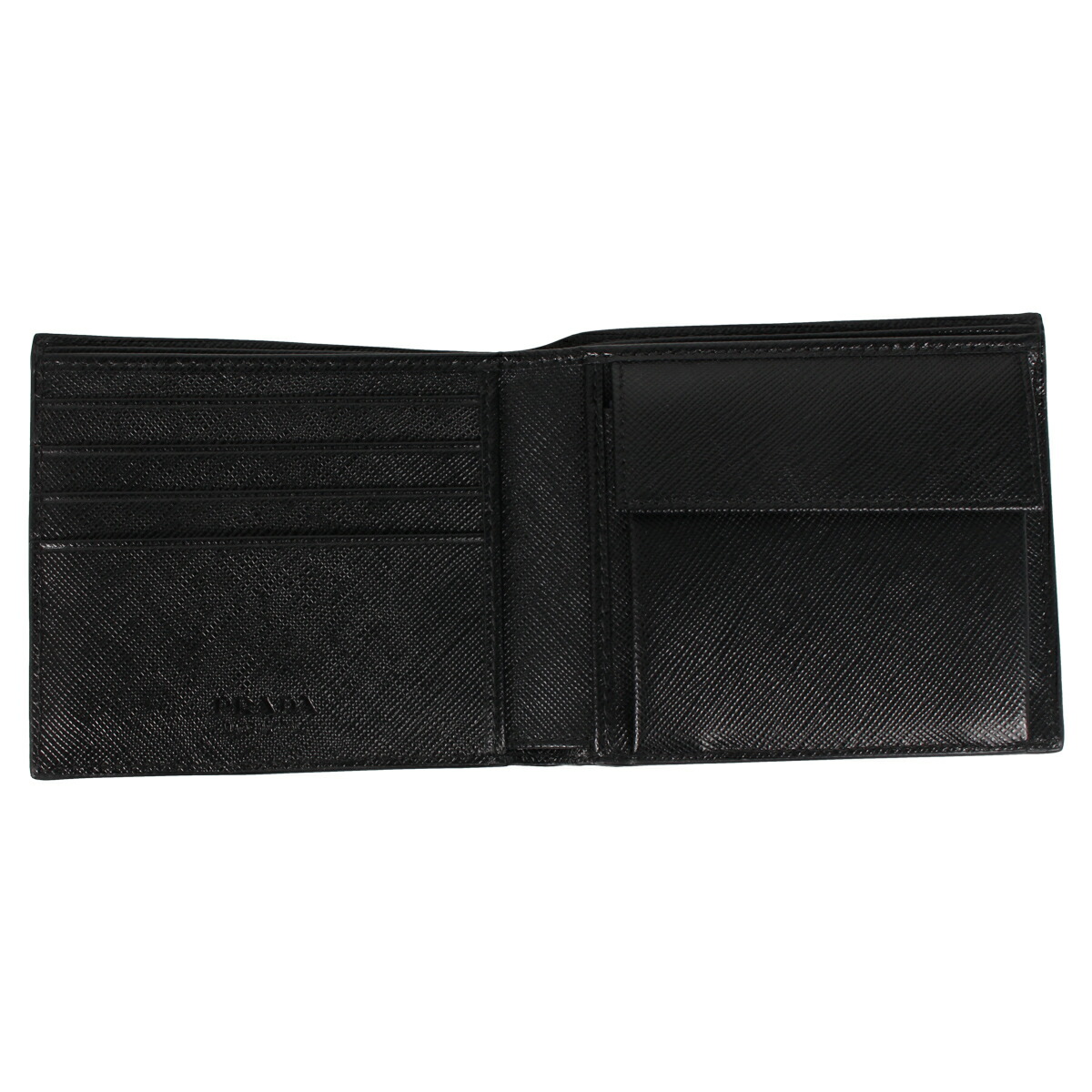 有名ブランド のミニ財布 財布 ケース 黒 メンズ あす楽対応 メンズ 送料無料 ブラック 財布 メタル 財布 最大00円offクーポン Saffiano ミニ財布 二つ折り Metal Prada Metal プラダ 2mo738 Qme スニークオンラインショップ Saffiano サフィアーノ